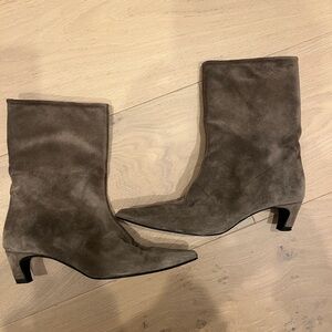 Massimo Dutti Split Suede Ankle boots Size 8